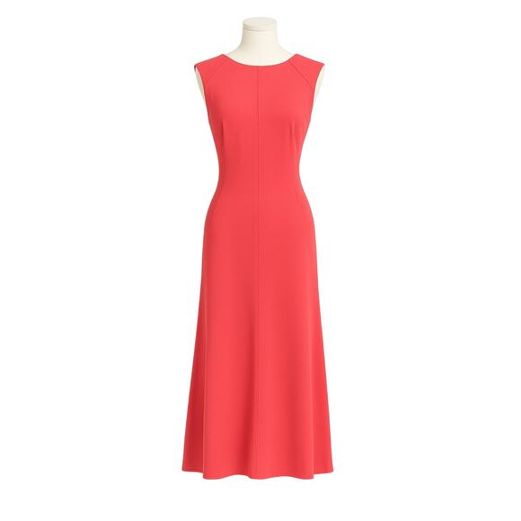 Anne Klein Tailored Midi Coral Dress NWT - Picture 1 of 14